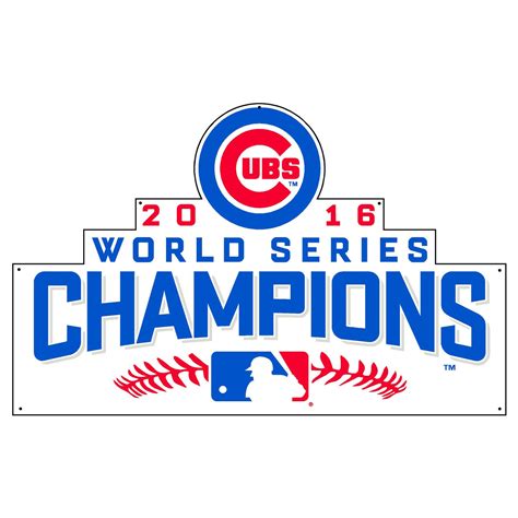 chicago cubs 2016 world series champions logo